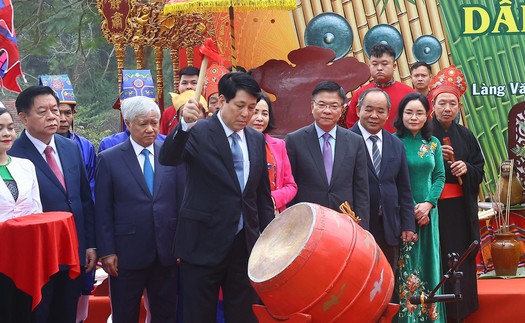 Chủ tịch nước Lương Cường: Văn hóa truyền thống của 54 dân tộc là nguồn lực quý báu xây dựng một Việt Nam hùng mạnh