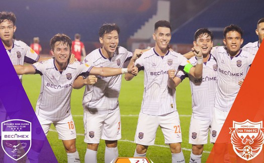 Tiến Linh tỏa sáng, Bình Dương vẫn bị Hà Tĩnh cầm hòa đáng tiếc ở V-League