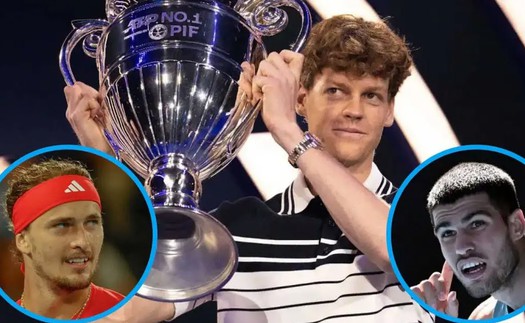Alcaraz hay Zverev sẽ lên ngôi số 1 sau khi Sinner bị cấm thi đấu?