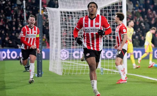 Juventus thua bàn quyết định ở hiệp phụ, bị PSV Eindhoven loại khỏi cúp C1