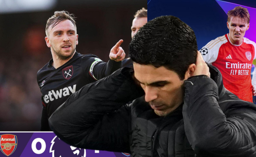 Arsenal vs West Ham: Hàng công bạc nhược, Pháo thủ đứt mạch bất bại