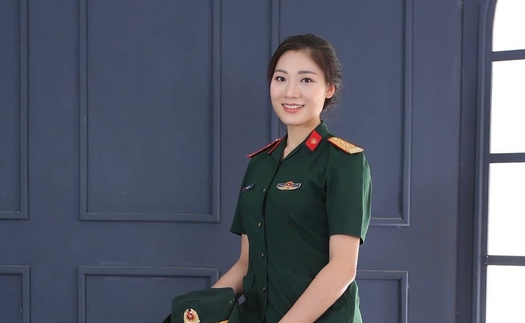 Hoa khôi bóng chuyền Phạm Thị Yến được thăng quân hàm sau Tết Nguyên Đán, thổ lộ niềm vui trong ngày đặc biệt