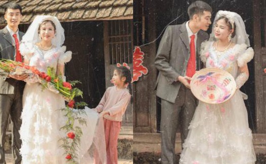 Bộ Ảnh Cưới Phong Cách Những Năm 90 Gây Bão Mạng Xã Hội: Ngập Tràn Tình Yêu và Hoài Niệm