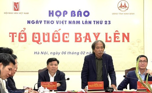Ngày Thơ Việt Nam năm 2025 có chủ đề “Tổ quốc bay lên” sẽ diễn ra tại Ninh Bình