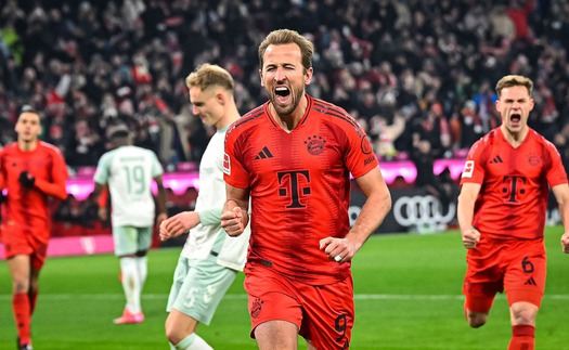 Harry Kane lập cú đúp penalty, Bayern Munich bỏ xa đối thủ cạnh tranh ở Bundesliga