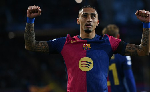 Raphinha tiếp tục gieo sầu cho Benfica, Barcelona hiên ngang vào tứ kết Cúp C1