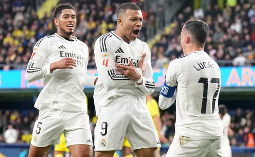 Mbappe lập cú đúp trong ngày Vinicius dự bị, Real Madrid chiếm ngôi đầu La Liga