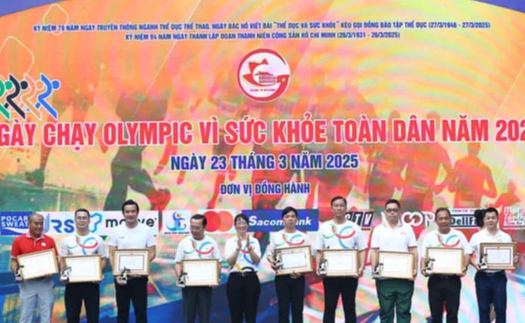 Hàng nghìn người tham gia 'Ngày chạy Olympic vì sức khỏe toàn dân' tại TP.HCM
