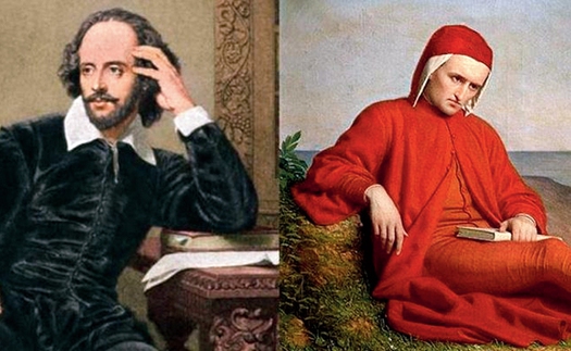 Hé lộ mối liên hệ bất ngờ giữa hai đại văn hào Shakespeare và Dante