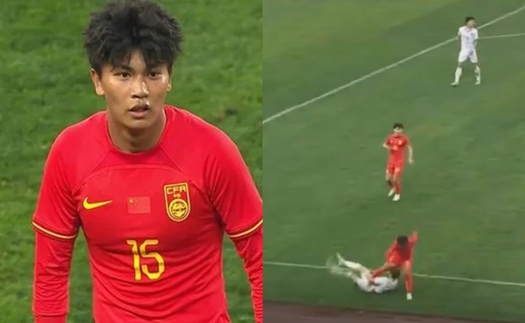 Nhà báo Trung Quốc chỉ trích cầu thủ đội nhà vì hành vi đạp vào người tiền vệ Việt kiều của U22 Việt Nam