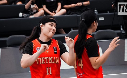 Cặp Trương Twins tỏa sáng, tuyển bóng rổ nữ Việt Nam thắng trận ra quân vòng loại FIBA 3x3 Asia Cup 2025