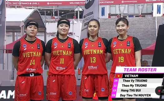 Đội tuyển bóng rổ nữ Việt Nam gây ấn tượng mạnh tại giải FIBA 3x3 Asia Cup 2025