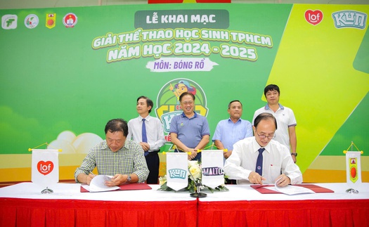 Tưng bừng Ngày hội bóng rổ học sinh TP.HCM