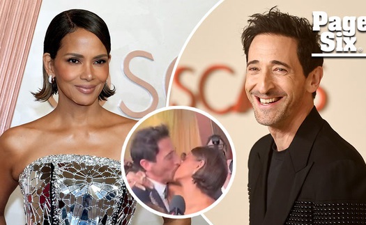 Oscar 2025: Halle Berry 'đáp trả' Adrien Brody bằng nụ hôn lịch sử sau 22 năm