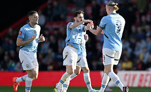 Haaland lập công, Man City vào bán kết cúp FA