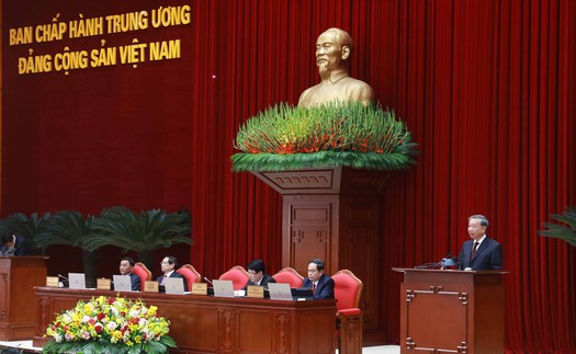Hình ảnh lễ Khai mạc Hội nghị lần thứ 11 Ban Chấp hành Trung ương Đảng khóa XIII