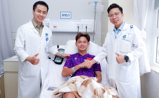 Trò cưng HLV Kim Sang Sik trút bầu tâm sự sau ca phẫu thuật chấn thương
