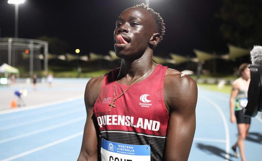 Học sinh trung học chạy 100m dưới 10 giây đến 2 lần trong ngày, được so sánh với Usain Bolt