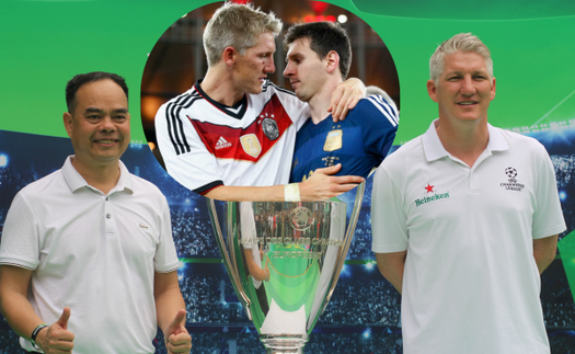 Huyền thoại của đội tuyển Đức cùng chiếc cúp vô địch Champions League có mặt tại Việt Nam