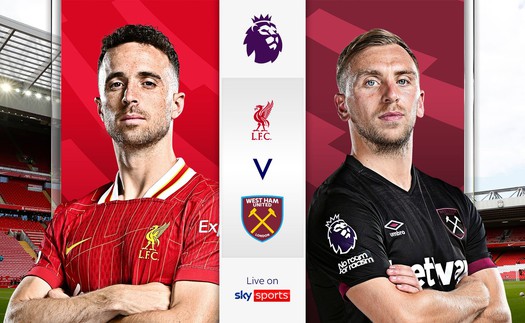 Link xem trực tiếp bóng đá Liverpool vs West Ham 20h00 hôm nay, Ngoại hạng Anh vòng 32