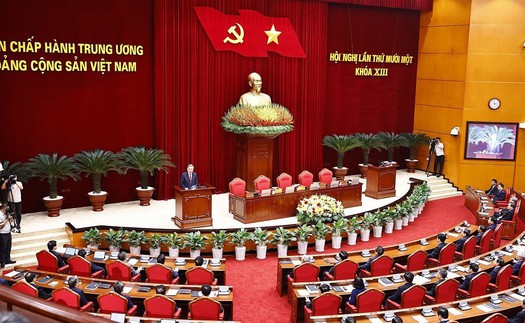 Bế mạc Hội nghị lần thứ 11 Ban Chấp hành Trung ương Đảng khóa XIII: Hội nghị lịch sử bàn về những quyết sách lịch sử