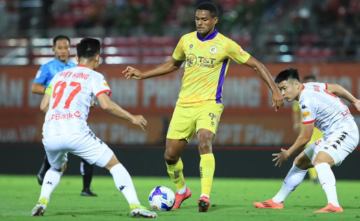 Vòng 18 V-League: Hải Phòng và CLB Hà Nội bất phân thắng bại ở Lạch Tray
