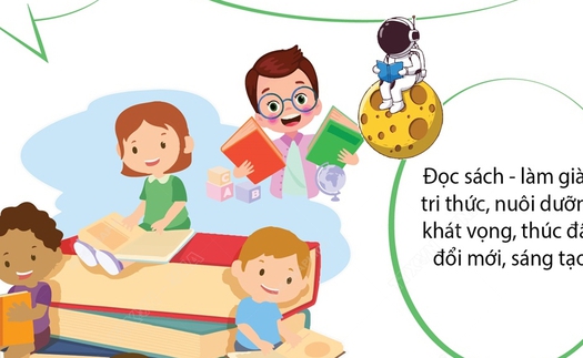 Ngày Sách và Văn hóa đọc Việt Nam (15/4 - 2/5/2025): Cùng sách bước vào kỷ nguyên vươn mình của dân tộc