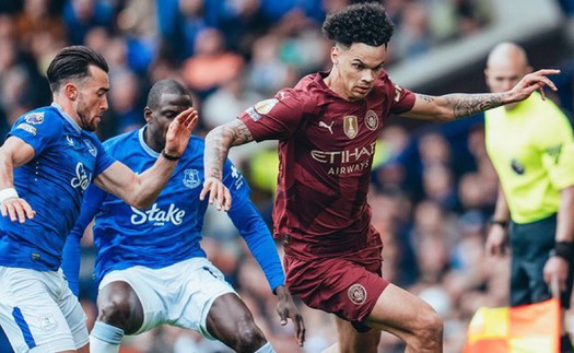 Hạ Everton bằng hai bàn thắng muộn, Man City rộng cửa giành vé Champions League