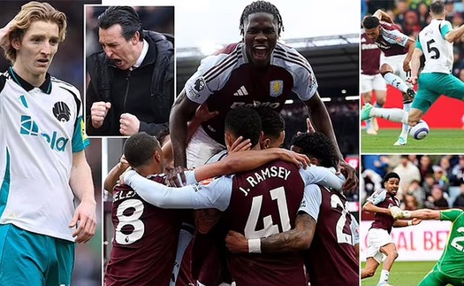 Bùng nổ trong 11 phút, Aston Villa đại thắng Newcastle, nuôi hy vọng dự Cúp C1