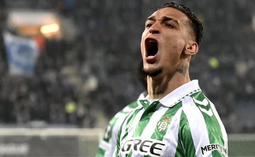 Đá mới 17 trận ở Real Betis, Antony đã cán mốc bàn thắng của hai mùa rưỡi khoác áo MU