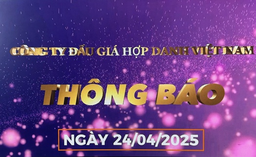 Siêu phẩm biển số xuất hiện trong ngày 23/4/2025