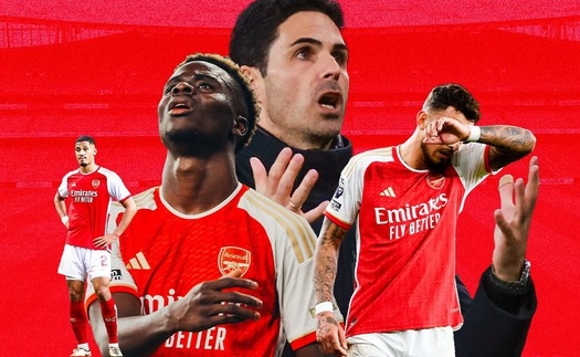 Arsenal gần như hết cơ hội vô địch Ngoại hạng Anh:  Kẻ về nhì vĩ đại