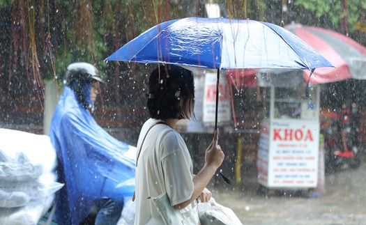 Thời tiết ngày 25/4: Từ Thanh Hóa đến Huế có mưa, mưa rào rải rác và có nơi có dông