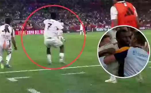 Không chỉ mất Cúp Nhà vua vào tay Barcelona, Real Madrid còn để lại hình ảnh xấu xí