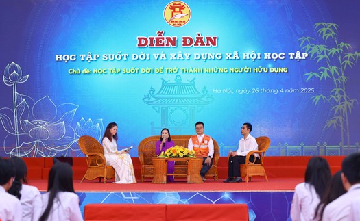 Hà Nội: Diễn đàn học tập suốt đời và xây dựng xã hội học tập