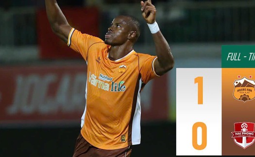 Ngoại binh ghi bàn, HAGL thắng tối thiểu Hải Phòng ở vòng 20 V-League
