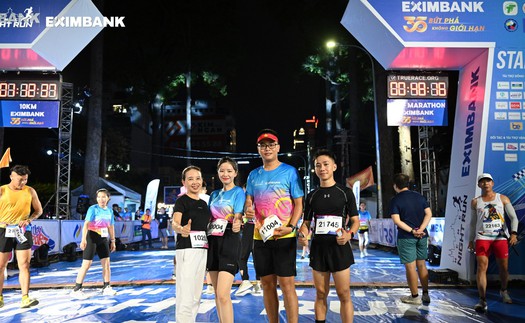 Giải chạy đêm biểu tượng TP.HCM Eximbank trở lại