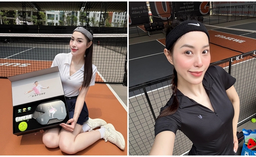 Nhan sắc cuốn hút của mỹ nhân pickleball, từng lọt top 10 Hoa hậu Hoàn vũ Việt Nam