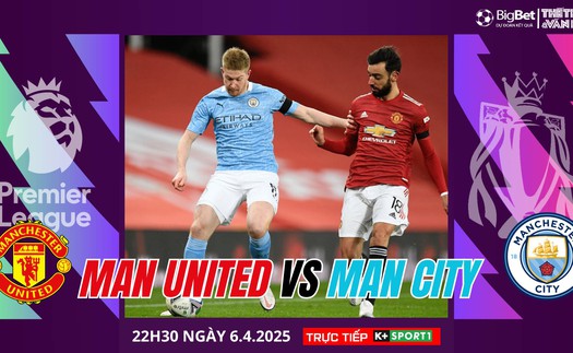 Nhận định, soi tỷ lệ Manchester United vs Manchester City 22h30 hôm nay 6/4, Ngoại hạng Anh