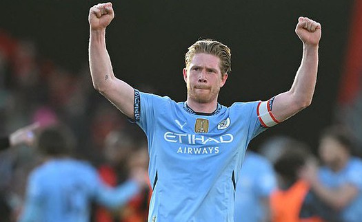 Man City lên kế hoạch tri ân Kevin De Bruyne