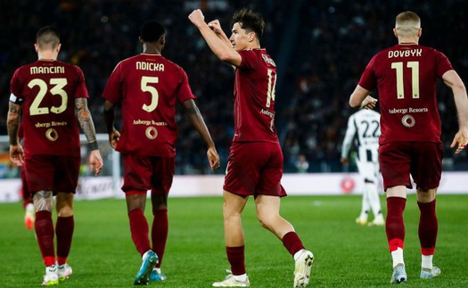 Juventus và Roma bất phân thắng bại ở Serie A