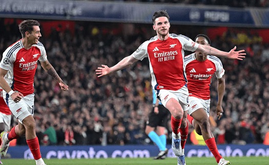 Đại thắng Real Madrid cực khó tin, Arsenal đặt một chân vào bán kết Champions League