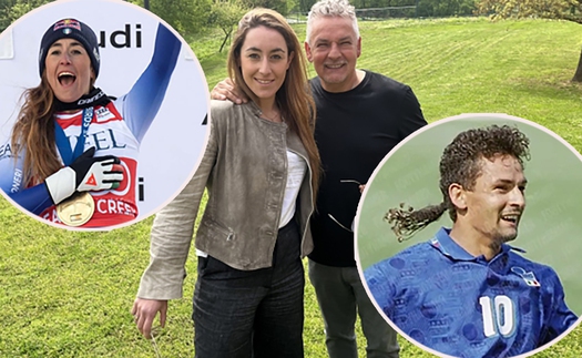 Roberto Baggio cứu vãn sự nghiệp của 'nữ hoàng trượt tuyết' với 1 tờ giấy trắng