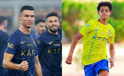 Con trai của Ronaldo đá hay, đầy hứa hẹn