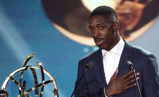 Dembele nhận danh hiệu cao quý sau mùa giải xuất sắc cùng PSG