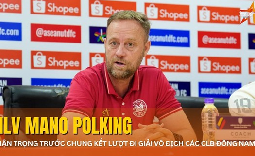 HLV Polking thận trọng trước chung kết Cúp C1 Đông Nam Á