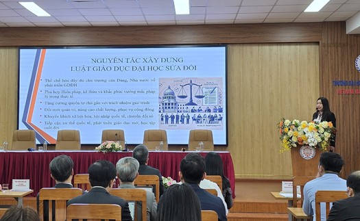 Sửa đổi Luật Giáo dục đại học đáp ứng yêu cầu thực tiễn