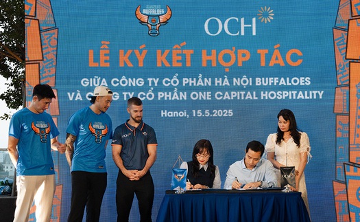 CLB bóng rổ Hanoi Buffaloes ra mắt nhà tài trợ