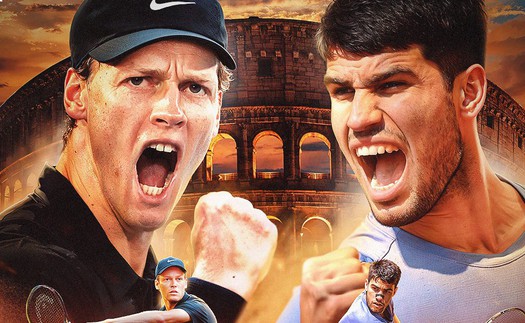 Sinner ngược dòng thắng tay vợt Mỹ, gặp Alcaraz ở chung kết Italian Open 2025