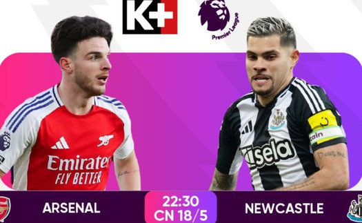 Link xem trực tiếp bóng đá Arsenal vs Newcastle, 22h30 hôm nay, Ngoại hạng Anh vòng 37
